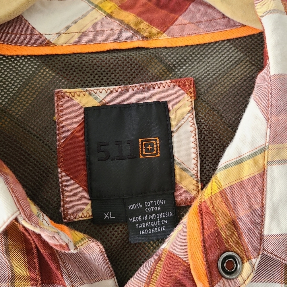 5.11 Tactical Covert Flannel Shirt - Picture 6 of 6